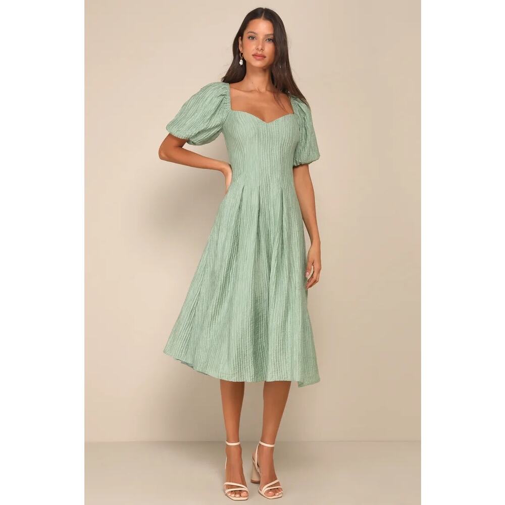Lulu's Mint Green Maxi Dress